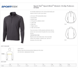 Sport-Tek Performance Quarter Zip Jacket
