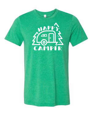 Happy Camper Bella Unisex Short Sleeve T-Shirt – E1 Apparel