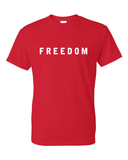 Freedom T-Shirt - Charlie Kirk - Gildan DryBlend Short Sleeve T-Shirt