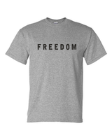 Freedom T-Shirt - Charlie Kirk - Gildan DryBlend Short Sleeve T-Shirt