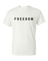 Freedom T-Shirt - Charlie Kirk - Gildan DryBlend Short Sleeve T-Shirt
