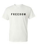 Freedom T-Shirt - Charlie Kirk - Gildan DryBlend Short Sleeve T-Shirt