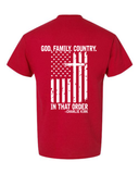 Freedom T-Shirt - Charlie Kirk - Gildan DryBlend Short Sleeve T-Shirt