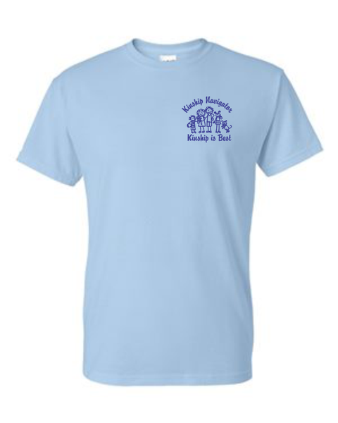 Kinship Navigator - Light Blue Gildan Dryblend T-Shirt