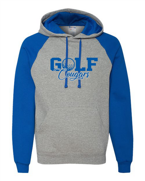 Carroll Golf Hooded Raglan 2-color Sweatshirt