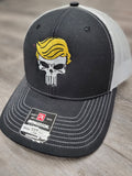 Trump Punisher Hat - Richardson 112 Adjustable Snap Back Trucker Hat  **FREE SHIPPING**
