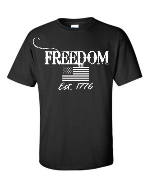 Freedom Est 1776 T-Shirts Long and Short Sleeve